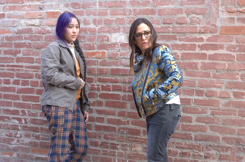 Sydney Shiotani and Pamela Adlon